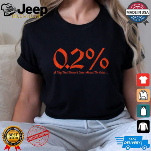 0.2 Percent Chance Detroit Baseball T Shirt