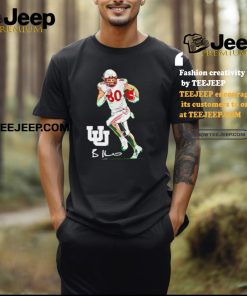 Utah Football Brant Kuithe Superstar Pose signature shirt