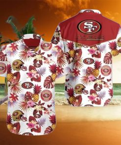 Tropical Plant San Francisco 49ers Hawaiian Shirt Summer Button Up