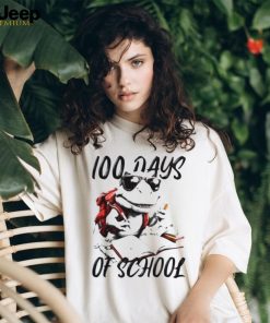 100 Days Of School T Rex With Glasses Shirt