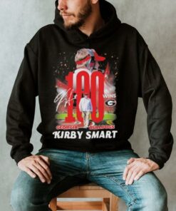 100 Wins With Kirby Smart Georgia Bulldogs Shirt