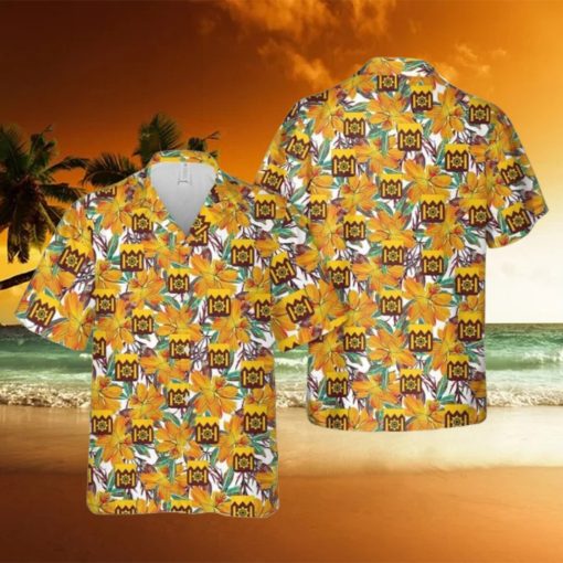 10th Transportation Battalion (United States) U.S Army Button Down Hawaiian Shirt