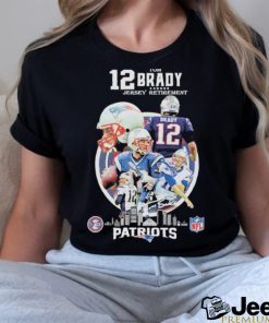 12 Tom Brady Jersey Retirement New England Patriot Shirt