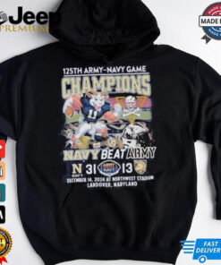 125th Army Navy Game Champions 2024 Navy Beat Army 31 13 Shirt
