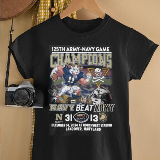 125th Army Navy Game Champions – Navy Beat Army 2024 Limited Edition 2D T Shirt