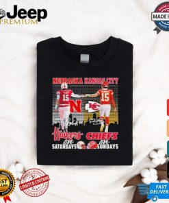 15 Nebraska 15 Kansas City On Saturdays Signature Shirt