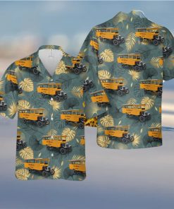 1927 Blue Bird No. 1 School Bus Aloha Hawaiian Shirt