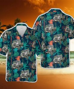 1942 Canadian Military Pattern Chevrolet truck Hawaiian Shirt For Beach Fans