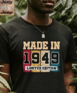 1949 75th Birthday Gifts 75 Year Old T Shirts