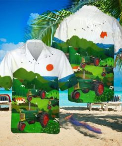 1954 Oliver 77 Row Crop 2wd Tractor Hawaiian Shirt