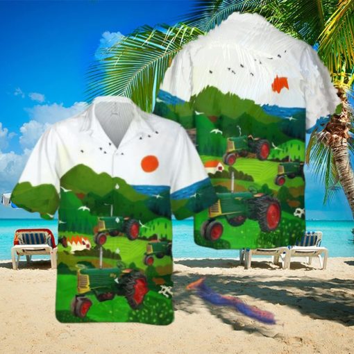 1954 Oliver 77 Row Crop 2wd Tractor Hawaiian Shirt