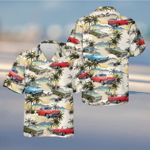 1957 Chevrolet Bel Air Convertible Aloha Hawaiian Shirt