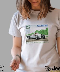 1971 Germany Avus Automobile Race Stamp T Shirt