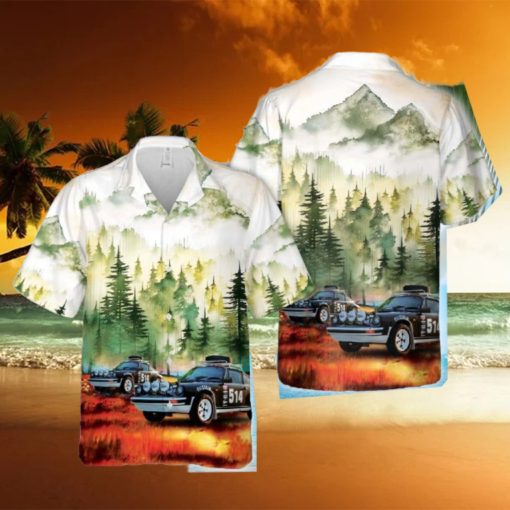 1980 Porsche 911SC Safari Rally Hawaiian Shirt