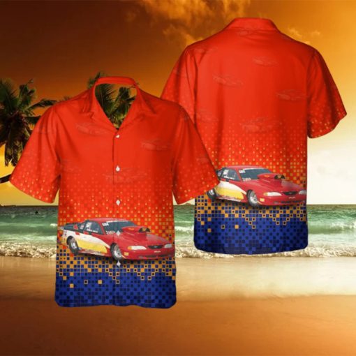 1994 Mustang Drag Car Hawaiian Shirt