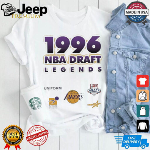 1996 NBA draft legends uniform los angeles Lakers shirt