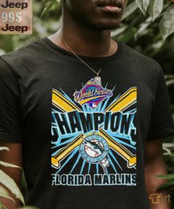 1997 Florida Marlins World Series Champs bats vintage shirt