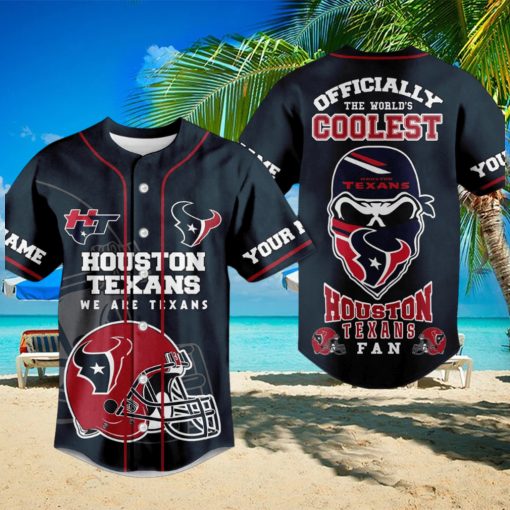 Houston Texans We Are Texans Officially The World’s Coolest Custom Baseball Jersey