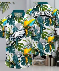 Trending NFL Philadelphia Eagles Flower Summer Hawaiian Shirt