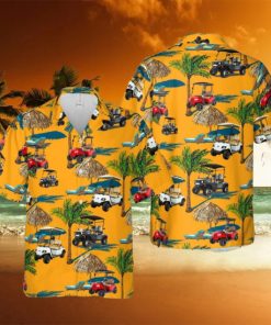 2 Seat Golf Cart Hawaiian Shirt