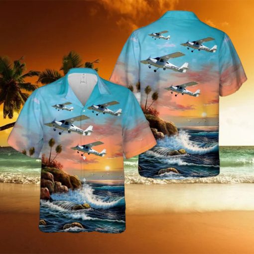 2011 Cessna 162 Skycatcher Hawaiian Shirt