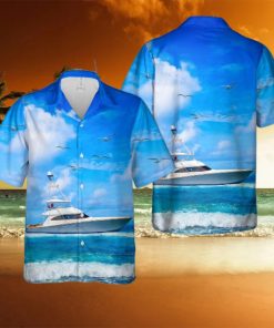 2016 Viking 70 Convertible Boat 3D Hawaiian Shirt