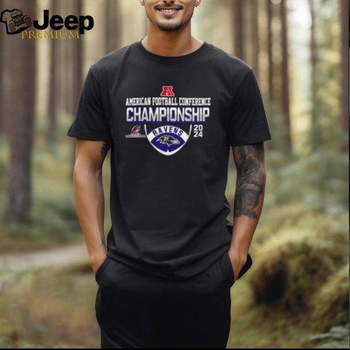 2023 2024 AFC American Football Conference Championship Baltimore Ravens T Shirt