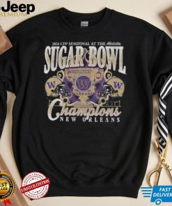 2023 24 College Football Playoff Sugar Bowl Champions Washington Huskies T Shirt