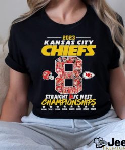 2023 Kansas City Chiefs 8 Straight Afc west Championships shirt