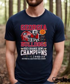 2023 Orange Bowl Champions Georgia Bulldogs 63 – 03 Florida State Seminoles December 30 2023 Hard Rock Stadium T Shirt