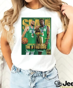 2024 25 NBA Preview SLAM Derrick White And Jrue Holiday Boston Celtics The X Factors Poster t shirt