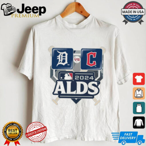 2024 ALDS Dueling Pin – Detroit Tigers vs. Cleveland Guardians MLB Logo t shirt