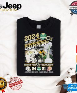 2024 Aer Lingus College Football Classic Champions Georgia Tech And Yellow Jackets Shirt