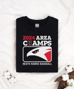 2024 Area Champs Heath hawks Baseball Shirt