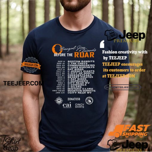 2024 Bengal Jim Before the Roar Tour Shirt