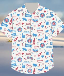 2024 Chicago Cubs Red White & Cubbie Blue Hawaiian Shirt