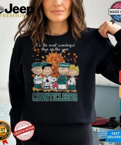 2024 Coastal Carolina Chanticleers x Peanuts Snoopy Is The Most Wonderful Time Of The Year Shirt