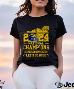 2024 College Football National Champions Michigan Wolverines Let’s go Blue Shirt