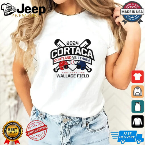 2024 Cortaca Cortland vs Ithaca suny cortland wallace field shirt