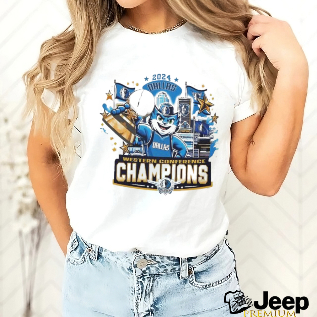 2024 Dallas Mavericks Mascots Western Conference Champions Shirt