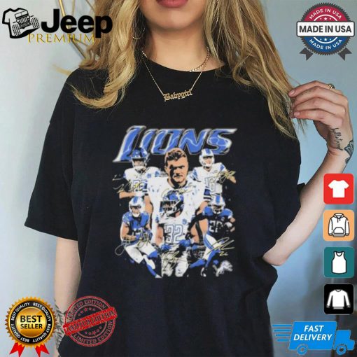 2024 Detroit Lions players signature vintage shirt