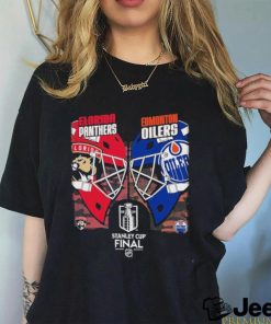 2024 Florida Panthers Vs Edmonton Oilers Stanley Cup Final Match Up T shirt