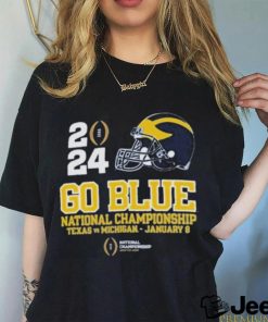 2024 Go Blue National Championship Texas vs Michigan Rose Bowl Shirt