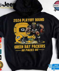 2024 Green Bay Packers Playoff Bound T-shirt for fans featuring bold graphics with the Packers logo and 