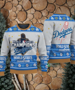 2024 LA Dodgers World Series Champions Blue Ugly Sweater Shirt