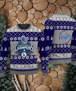 2024 LA Dodgers World Series Champions Ugly Sweater Shirt