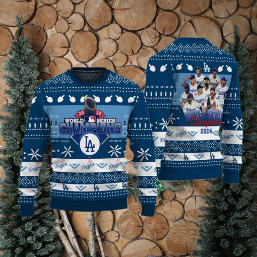 2024 LA Dodgers World Series Champions Ugly Sweater