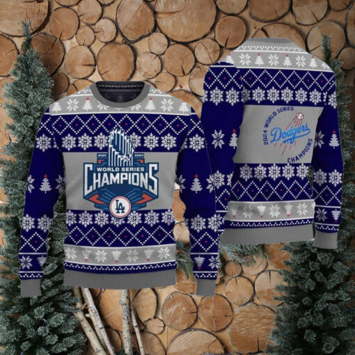 2024 LA Dodgers World Series Champions Ugly Sweater