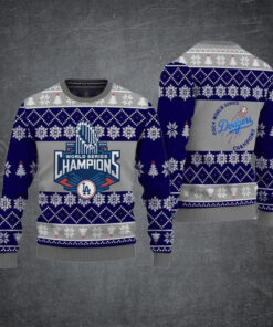 2024 LA Dodgers World Series Champions Ugly Sweater