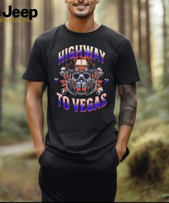 2024 Las Vegas Super Bowl t shirt.The Highway to VegasCelebrating The Game of The year shirt